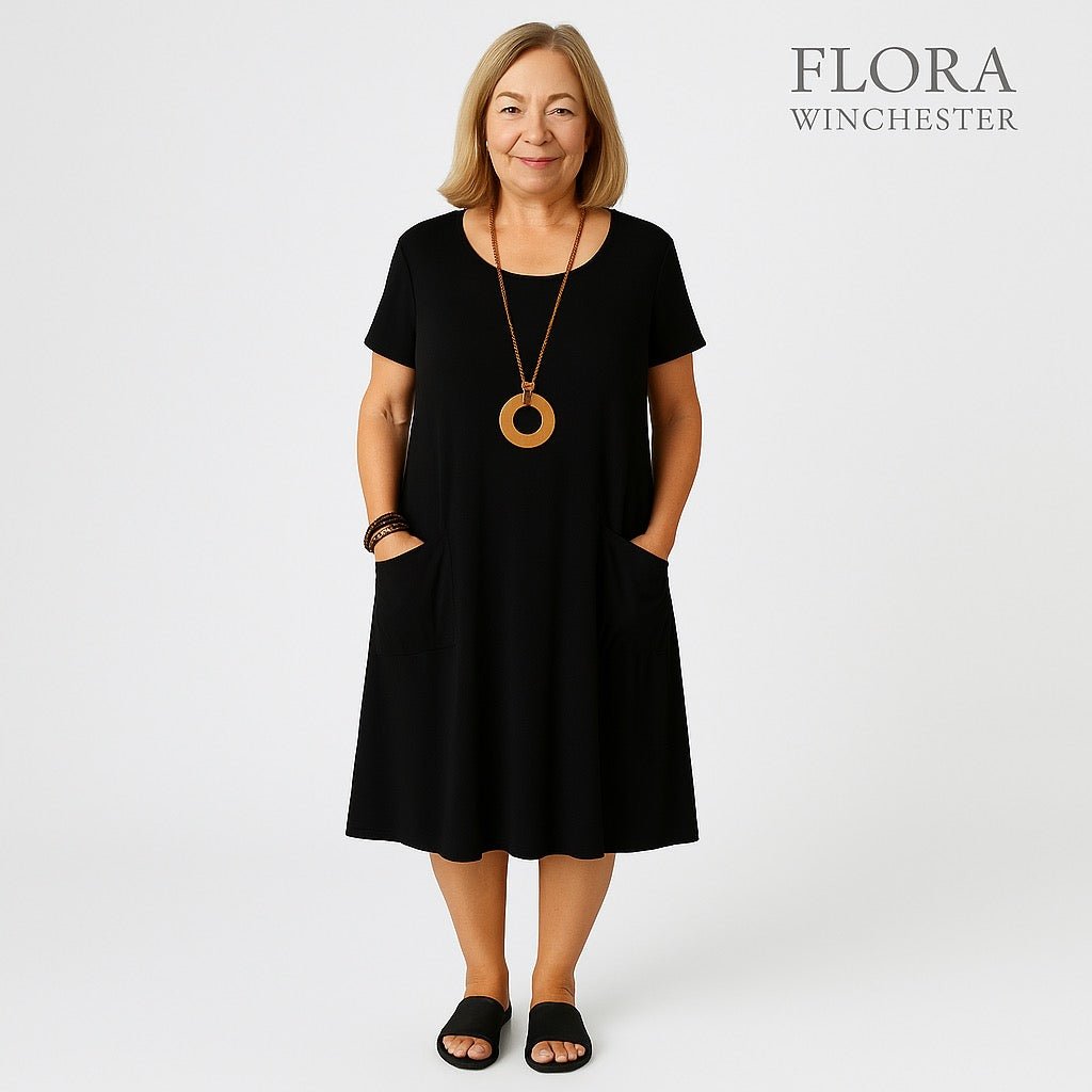 Lina | Timeless Tummy Flattering Comfort Dress